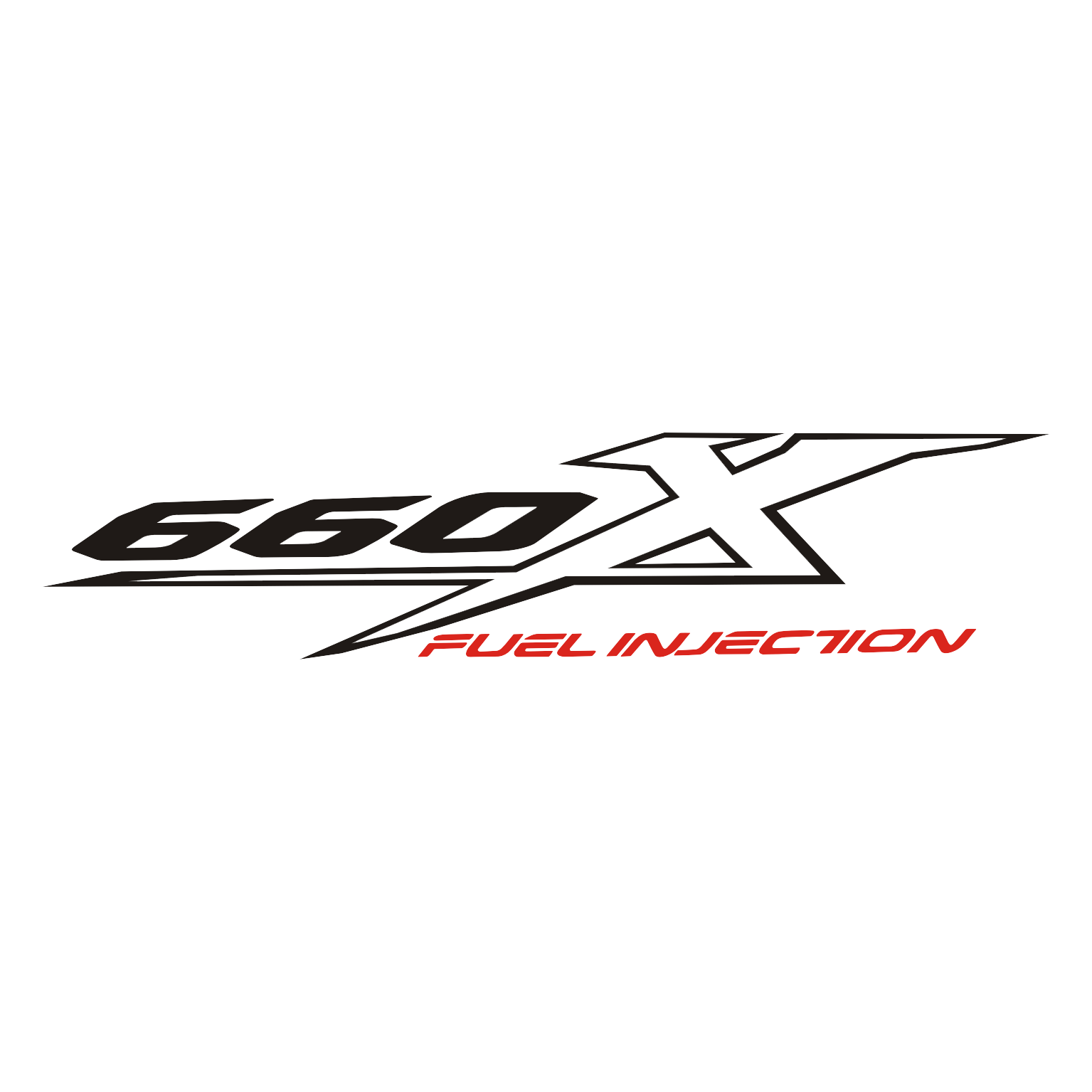 660 X (2 Colors) - custom decal