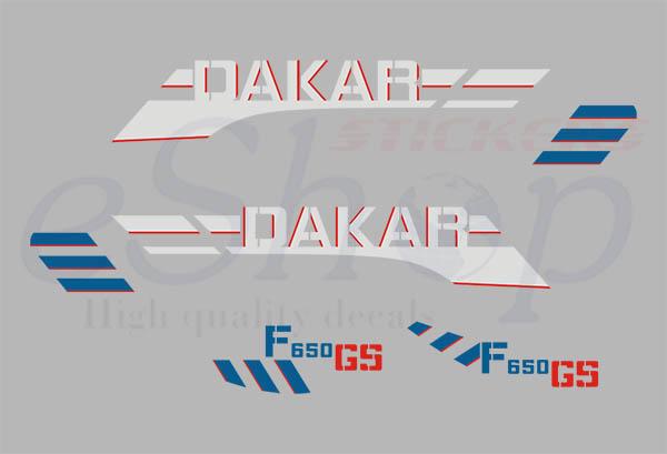BMW F650 GS Dakar 2004 set - custom decal