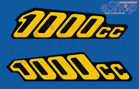 BMW K1 1988 1993 pad stickers pair - custom decal