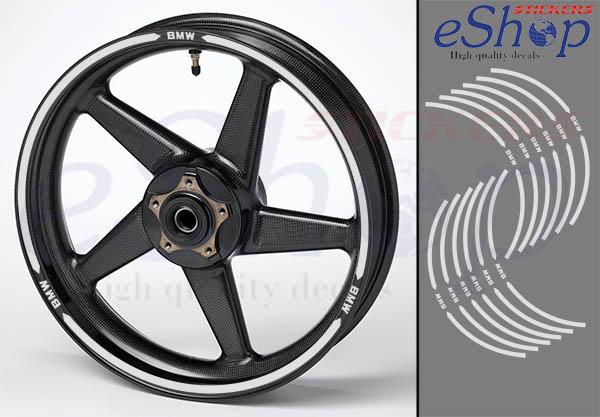 BMW wheel rim strip stickers Design #1 - custom decal