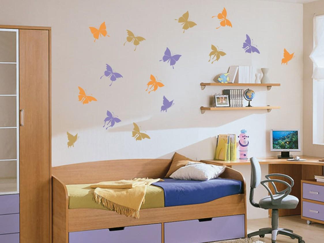 Colorful Butterflies - custom decal