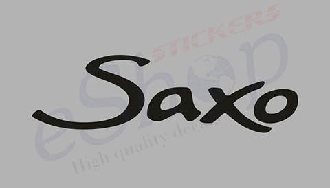 Saxo Logo - custom decal