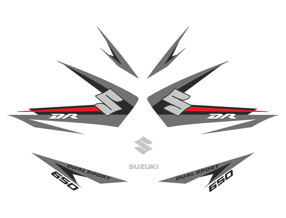 DR 650 set Mod 2010 White version #2 - custom decal