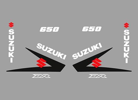 DR 650 Custom Decals set - custom decal