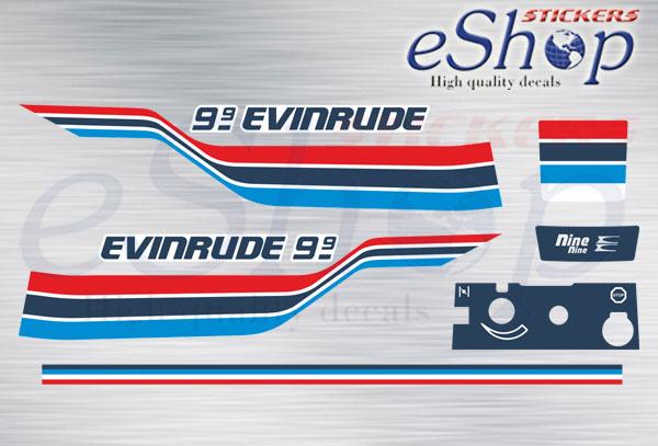 9.9 Hp two stroke 1977 1978 set - custom decal
