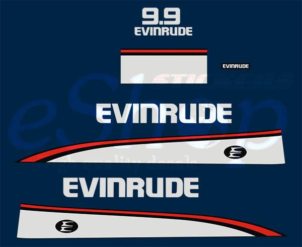 9.9 Hp Two stroke 1994 set - custom decal