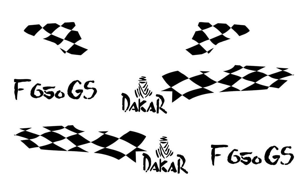 BMW F 650 GS DAKAR 2001 Set - custom decal