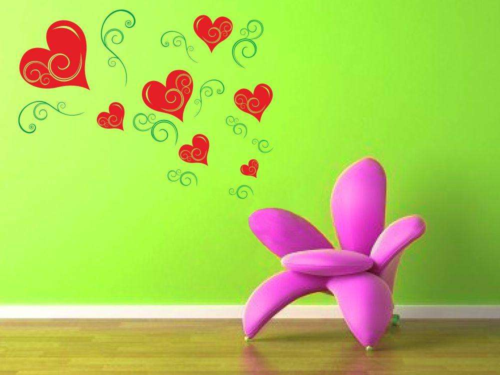 Flying Hearts - custom decal