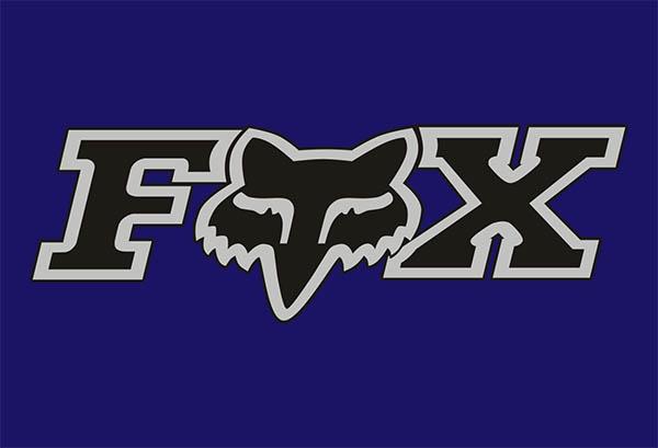 Fox logo #1 (2 colors) - custom decal