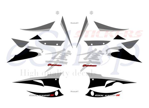GSX 1300R Hayabusa 2005 2006 set #2 - custom decal