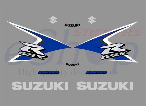 GSXR 600 K8 2008 set #1 - custom decal