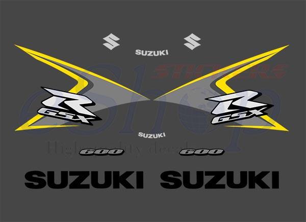 GSX-R 600 K8 2008 set #3 - custom decal