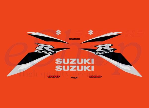 GSXR 600 K9 2009 orange set - custom decal