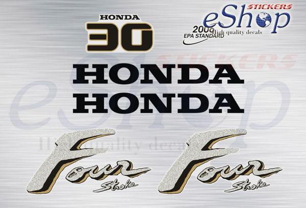 Honda BF 30 Hp 2000 2006 decals set - custom decal