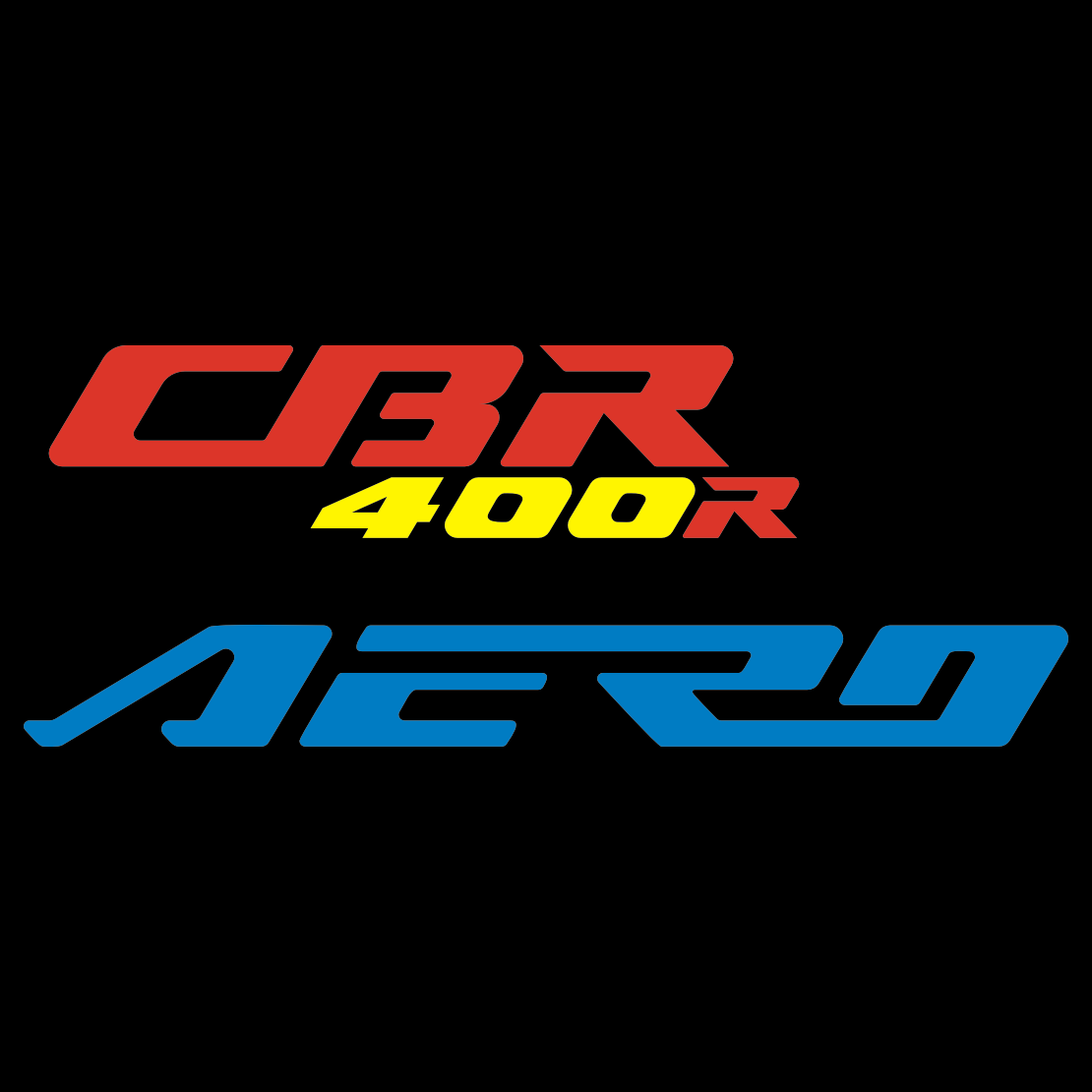 Cbr 400 Aero (3 Colors) - custom decal