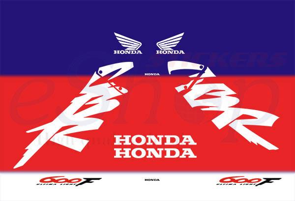 CBR 600 F 1999 2000 set #3 - custom decal