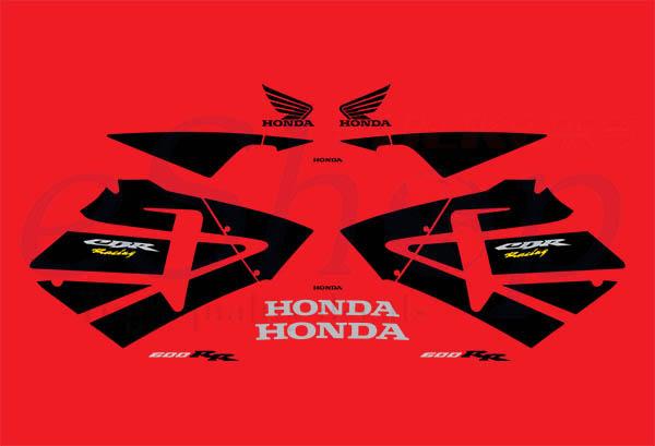 CBR 600RR 2005 set #1 - custom decal