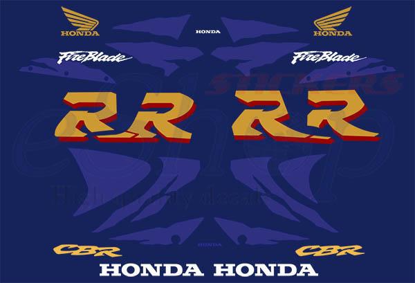 CBR 900RR 1998 1999 set #1 - custom decal