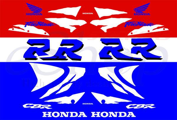 CBR 900RR 1998 1999 set #3 - custom decal