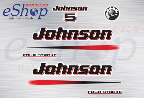 5 Hp 4 Stroke 2004 2006 set - custom decal