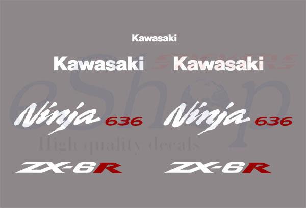 ZX-6R 636 2005 2006 set #1 - custom decal