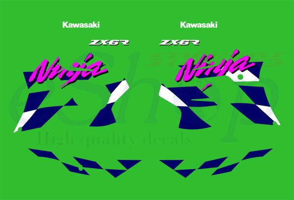 ZX-6R 1997 set - custom decal