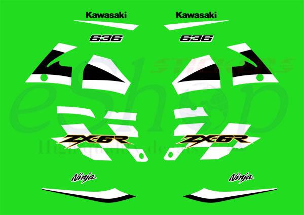 ZX-6R 2002 set - custom decal