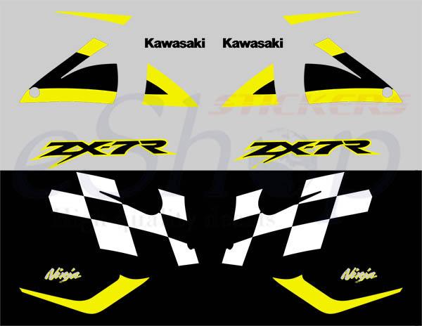 ZX-7R 2002 set #1 - custom decal