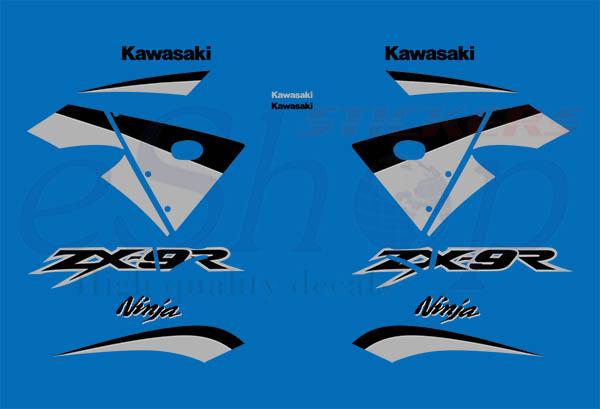 ZX-9R 2003 set #1 - custom decal