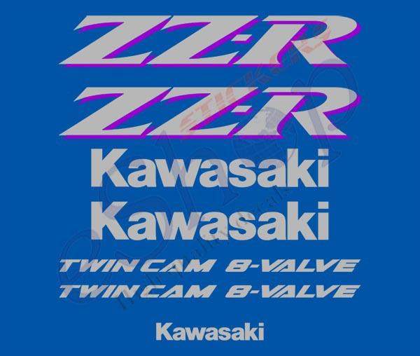 Kawasaki ZZR 250 Model 1995 set - custom decal
