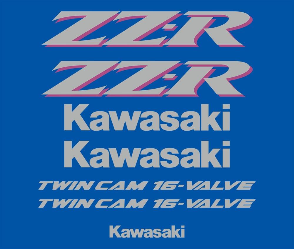 Kawasaki ZZR 400 Model 95 set - custom decal