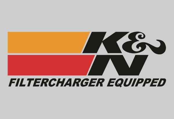 K&N logo #2 (3 colors) - custom decal