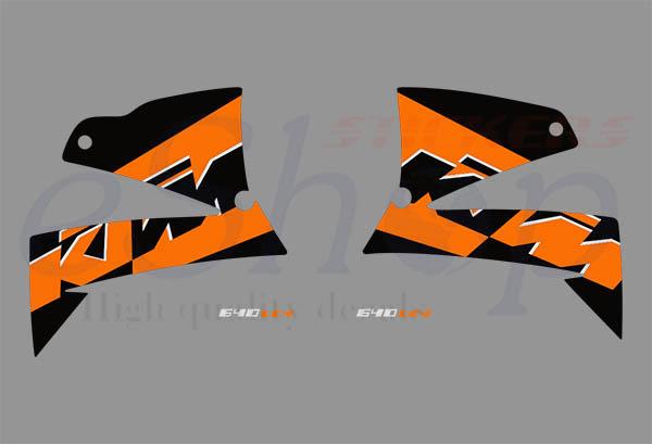 LC4 640 SM 2006 2007 Black set - custom decal