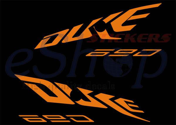 Duke 690 2008 set #1 - custom decal
