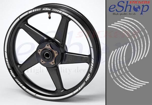 KTM wheel rim strip stickers Design #3 - custom decal