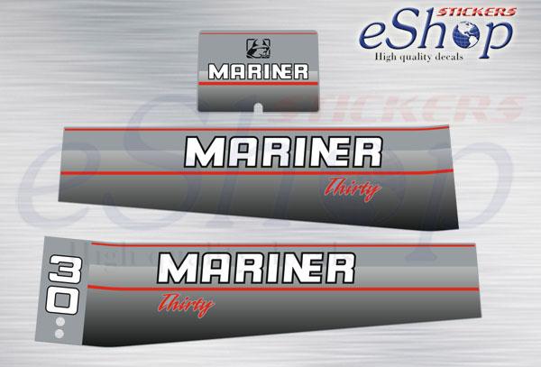 30 Hp Two Stroke 1995 1997 set - custom decal