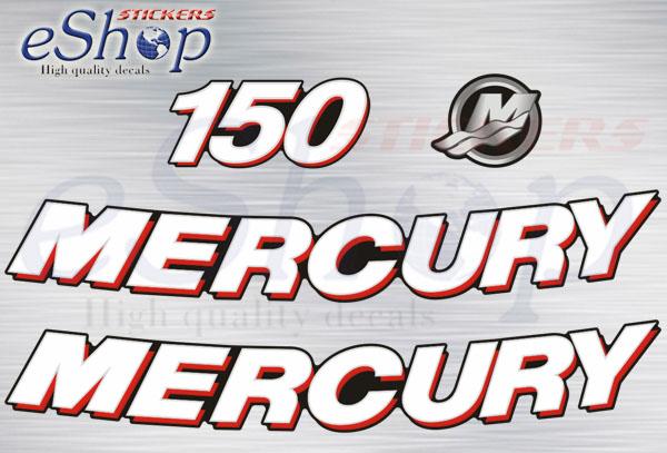 150 Hp Four Stroke 2006 2012 decals set - custom decal