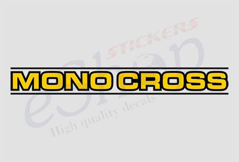 Mono Cross Logo #1 - custom decal