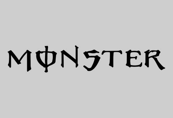 Monster logo #1 - custom decal