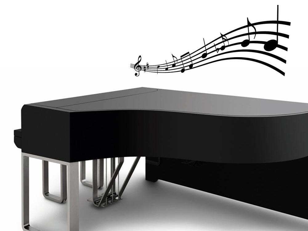 Musical notes - custom decal