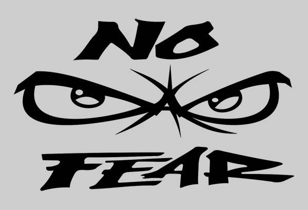 No Fear logo #2 - custom decal