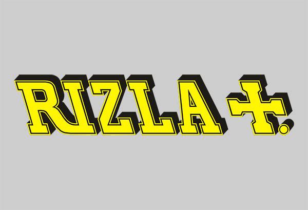 Rizla logo #2 (2 colors) - custom decal