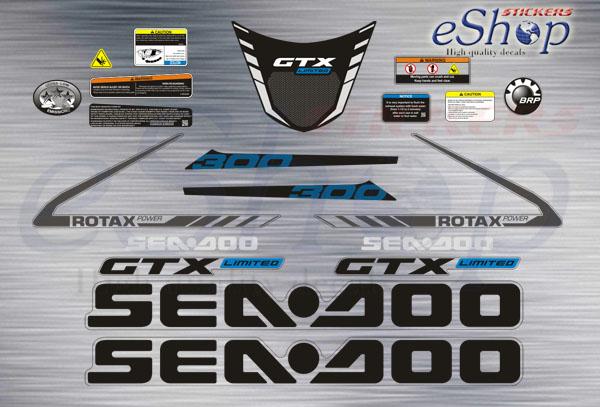 Sea Doo GTX 300 2020 decals set - custom decal
