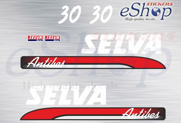 Selva 30 Hp two stroke Antibes set - custom decal