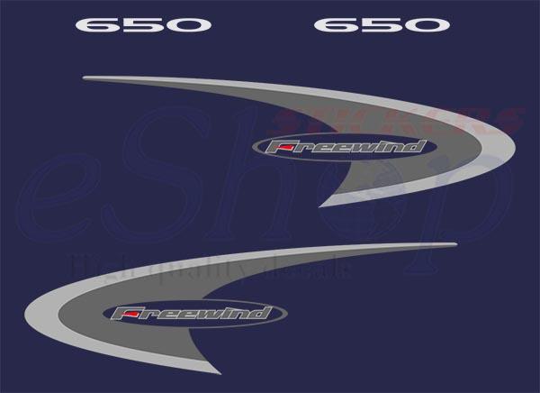 Freewind 650 2002 2003 set #1 - custom decal