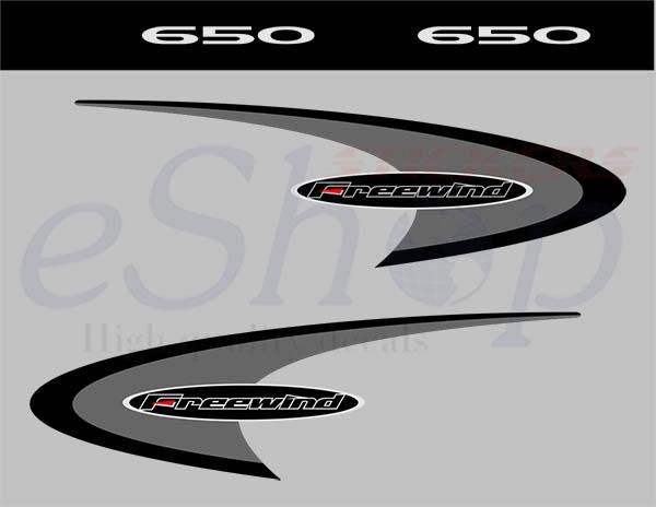 Freewind 650 2002 2003 set #2 - custom decal