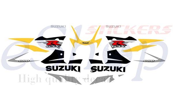 GSXR 600 K2 2002 Yellow version set - custom decal