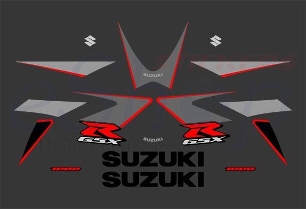 GSXR 1000 K6 2006 set #1 - custom decal