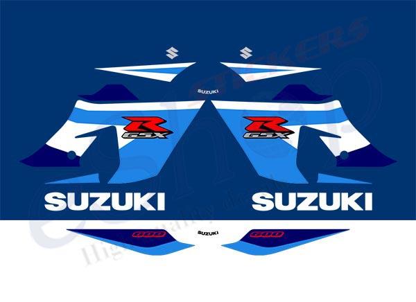 GSXR 600 K5 2005 Blue set - custom decal