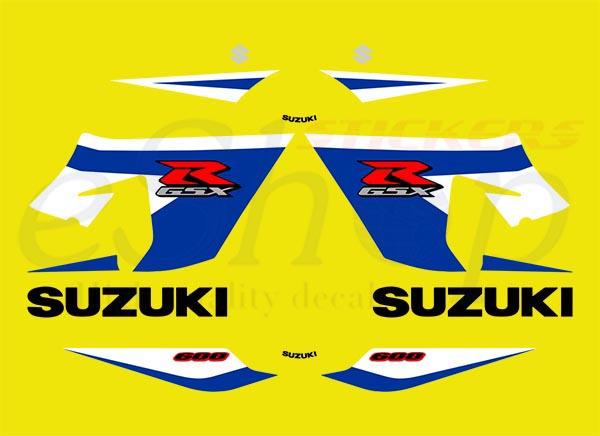 GSXR 600 K5 2005 Yellow set - custom decal